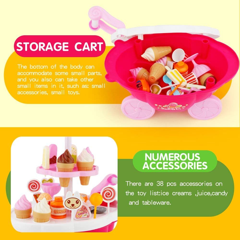 Ice Cream Candy Cart | Sweet Cart for Kids