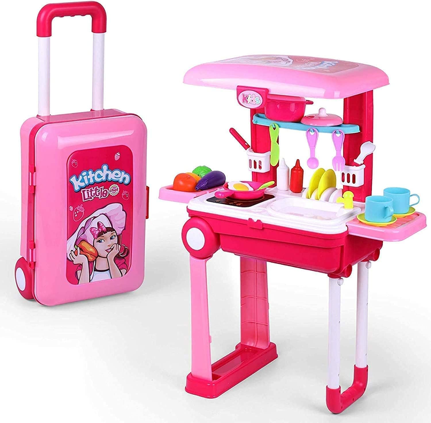 Kitchen Set 2 in 1 Trolley