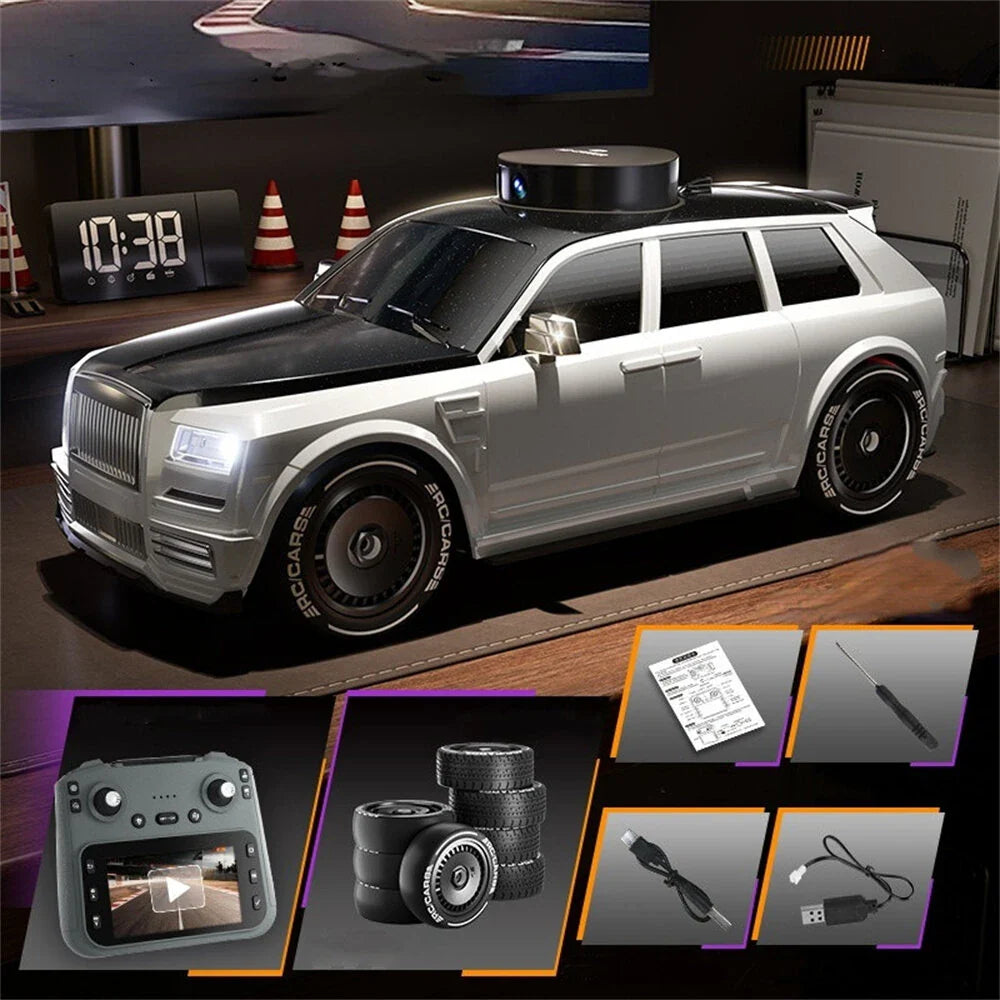 Rolls Royce - 4WD | 1:18 WIFI RC Car 2.4G | HD Camera | HD display Remote