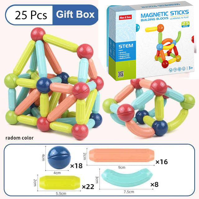 Magnetic Sticks Building Blocks 25PCS