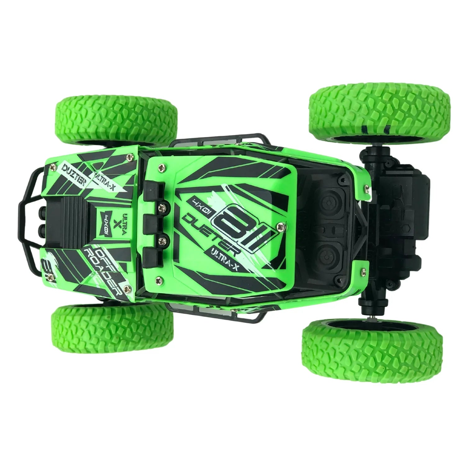 DUZTER- Rechargeable Remote Controlled Racing Rc Car- Green