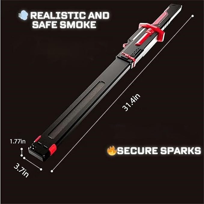 Kids Multi-Color Battle Laser Sword With Smoke