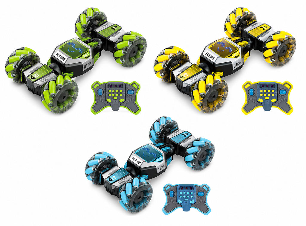 Gesture Sensing And 4WD 2.4GHz Hand Controlled RC Car with Light Music