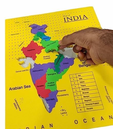 India Map Puzzle Game