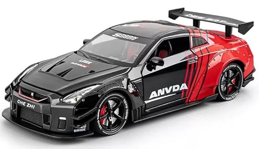Che Zhi Nissan GTR 1:24 Diecast Light Sound Open Doors