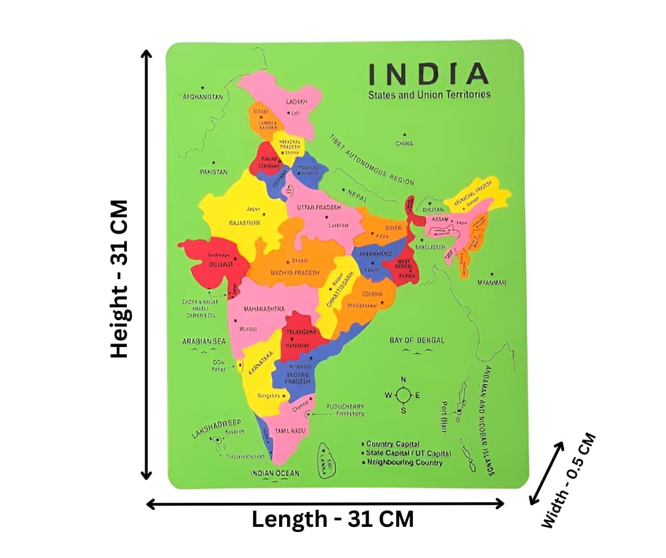 India Map Puzzle Game