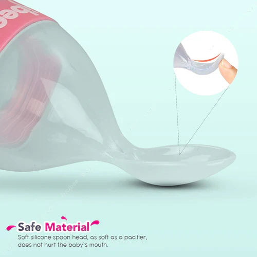 Food Squeeze Feeder Anti-Colic & BPA Free with Spoon