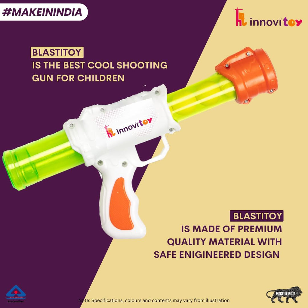 Innovitoy Blasti Toy Gun with Six Blaster Balls for Kids