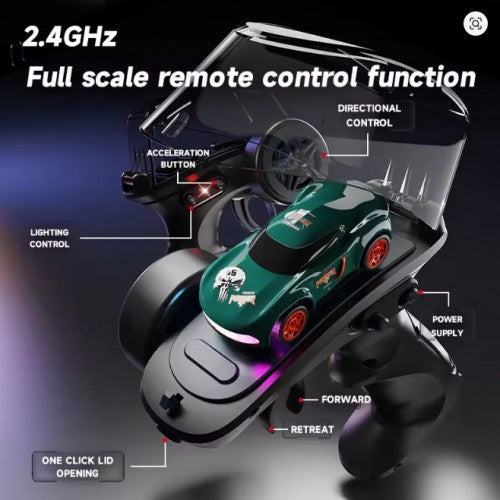 1:64 RC Drift Car – 2.4GHz 4WD Mini GTR Racing Car