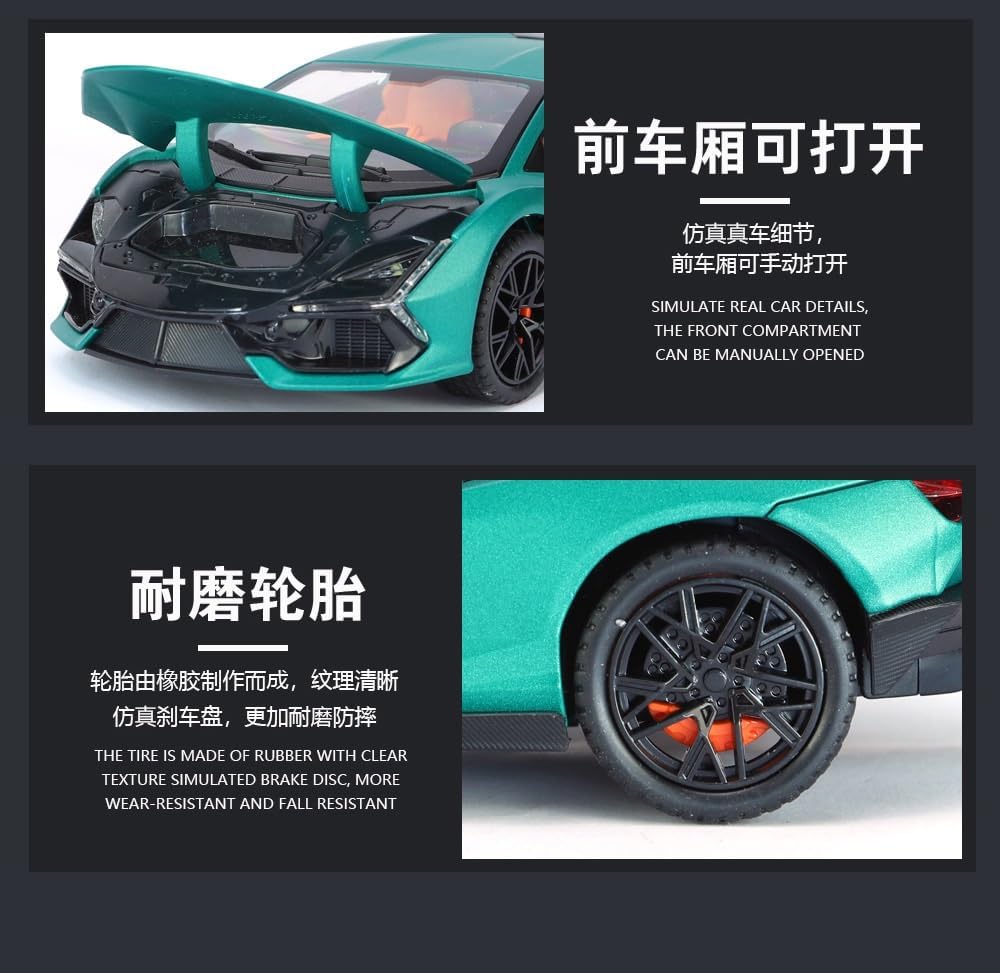 Die-cast car Lamborghini  (Green)