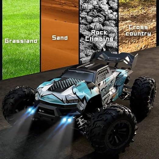 High-Speed 4WD Brushless RC Monster Truck – 70km/h