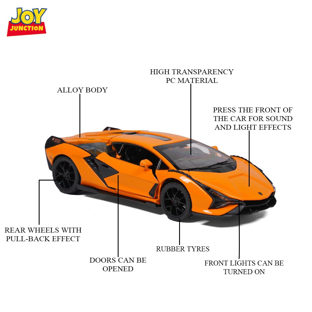 Die-cast Car [jj78] (Orange)