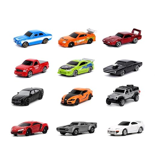 Jada Fast & Furious Nano Blind Pack 4cm Diecast Cars Surprise