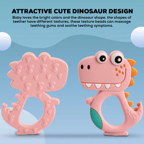 Dinosaur Silicone Teether for Baby