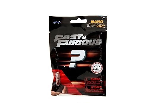 Jada Fast & Furious Nano Blind Pack 4cm Diecast Cars Surprise