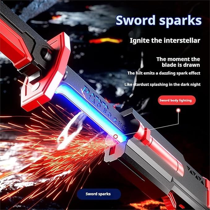 Kids Multi-Color Battle Laser Sword With Smoke