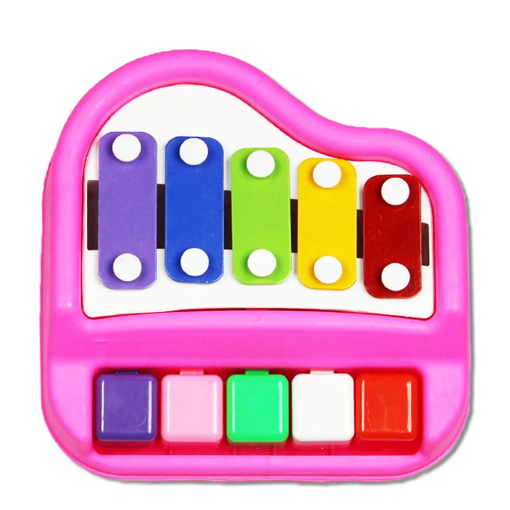 2-in-1 Musical Xylophone & Piano Toy for Kids