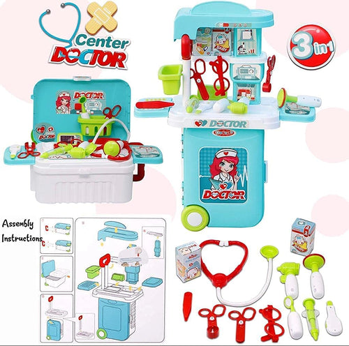 2 In 1 Doctor Nurse Medical Box