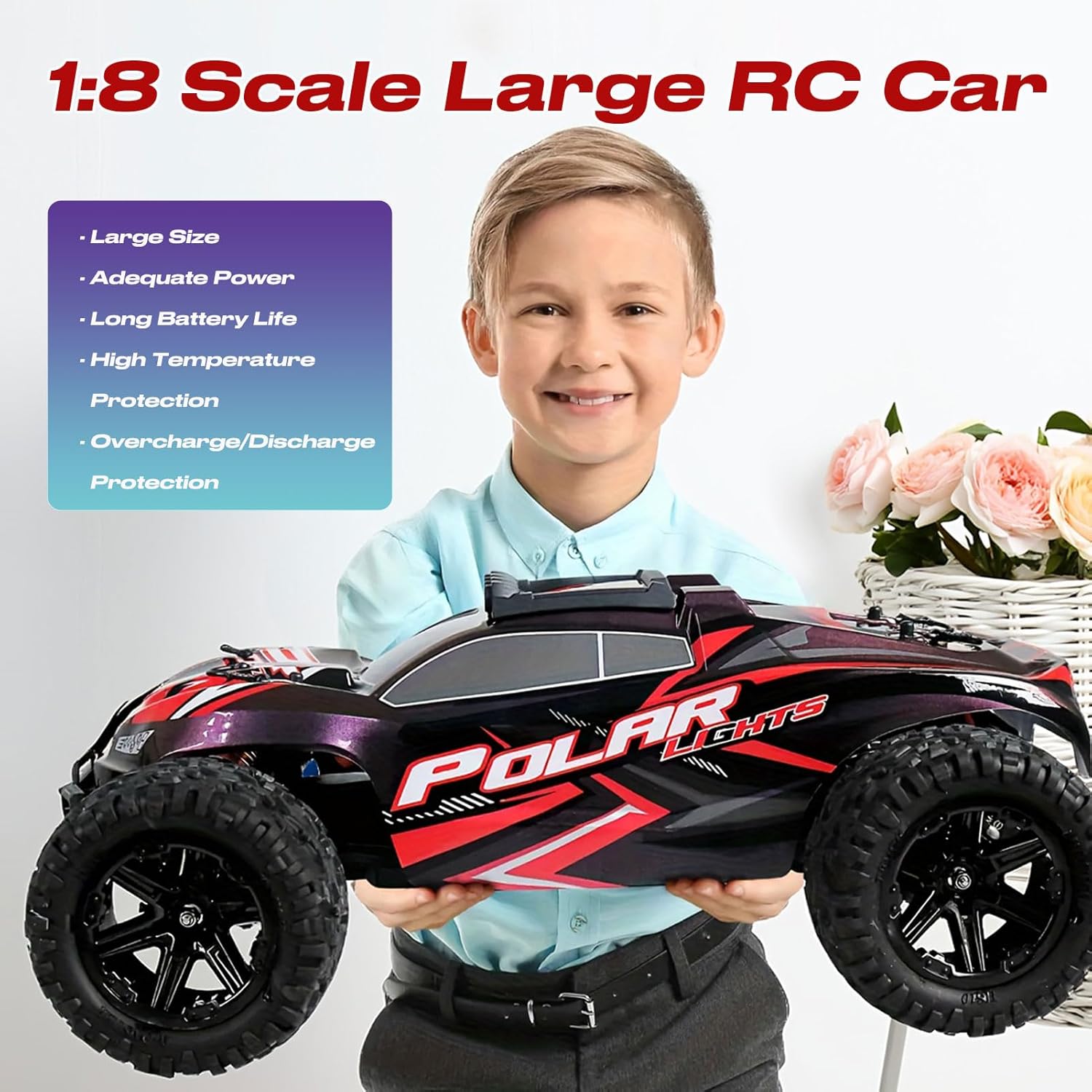 POLAR LIGHTS 1/10 SCALE HIGH SPEED MONSTER TRUCK