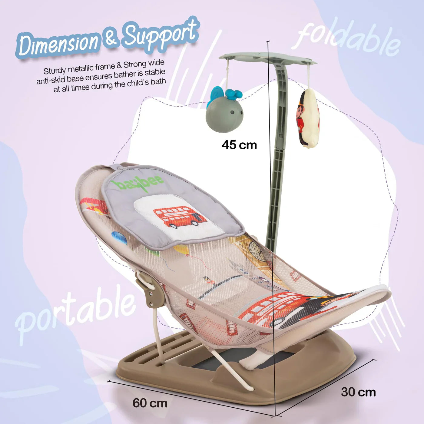 BABY BATHER (GREY)