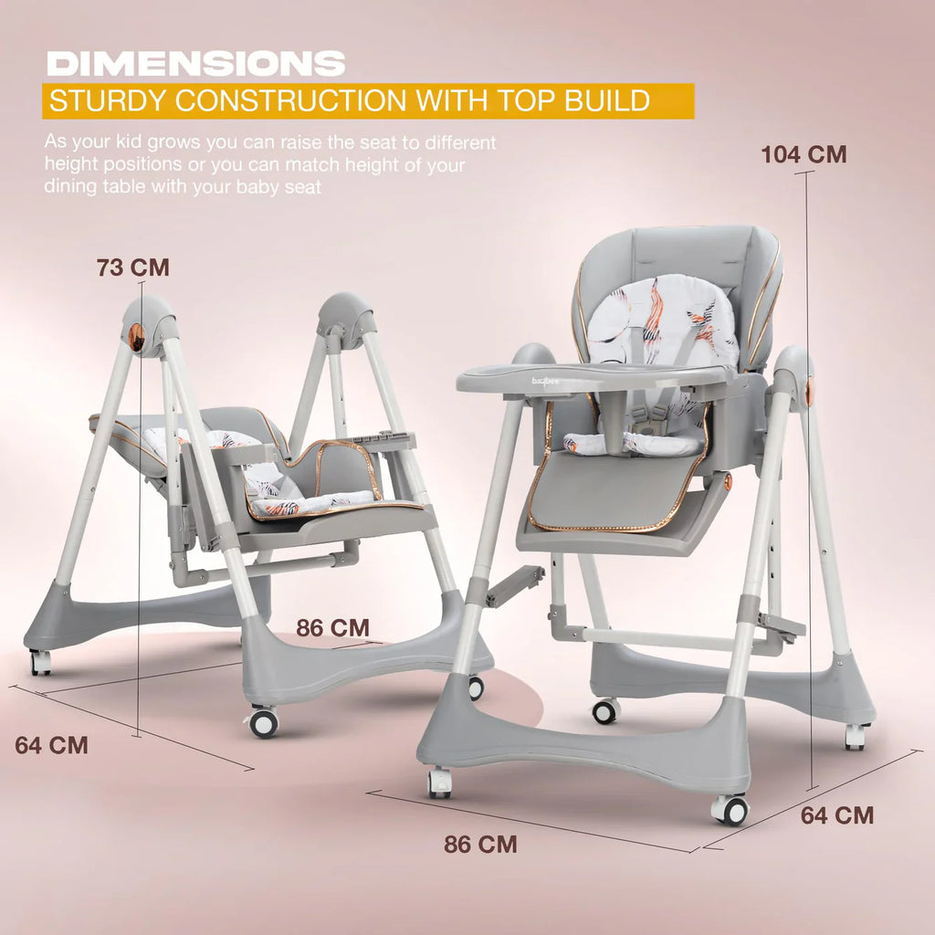 HIGH CHAIR  (GREY)