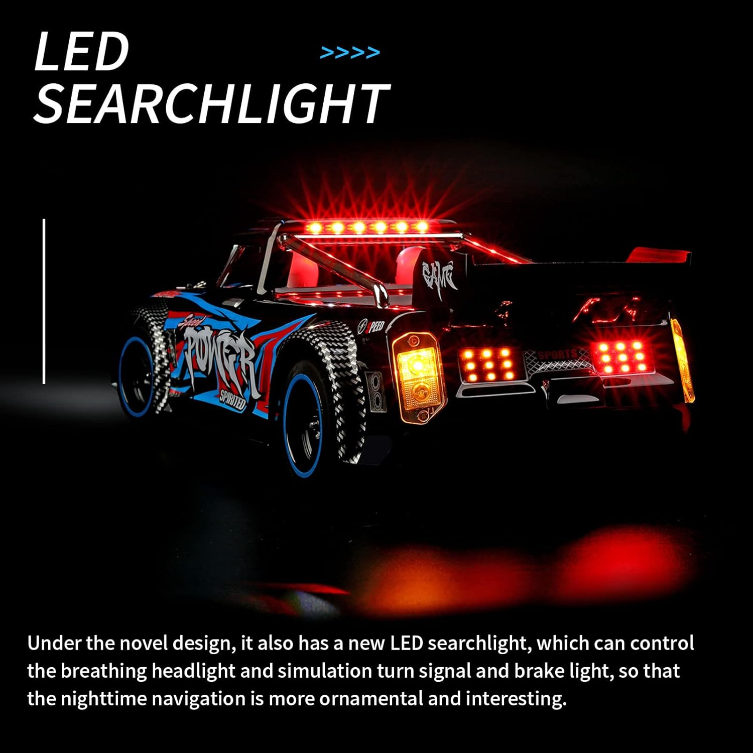 124020 Brushless Remote Control Car 1:12 Four-Wheel Drive High-Speed RC Drift Car Electric Racing Vehicle
