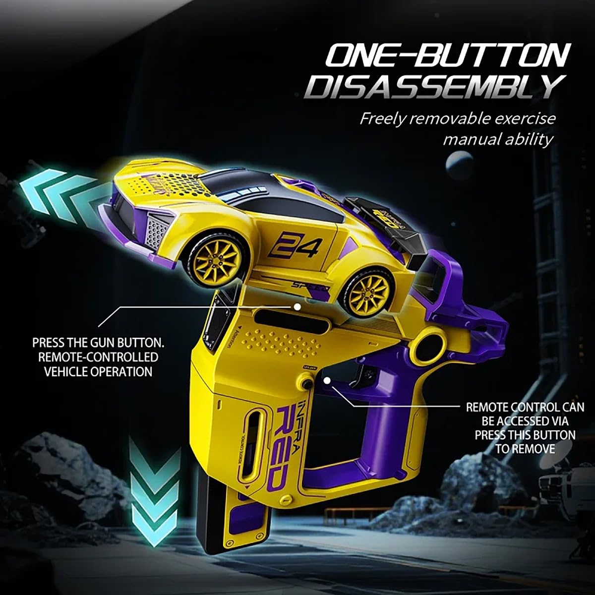 Laser Tag Battle Racer RC Car | 2-player fun