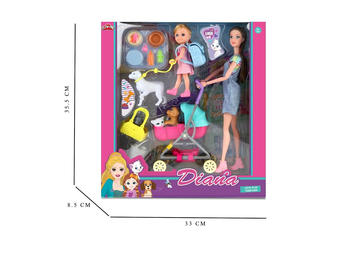 JOY JUNCTION Diana Series Doll Set