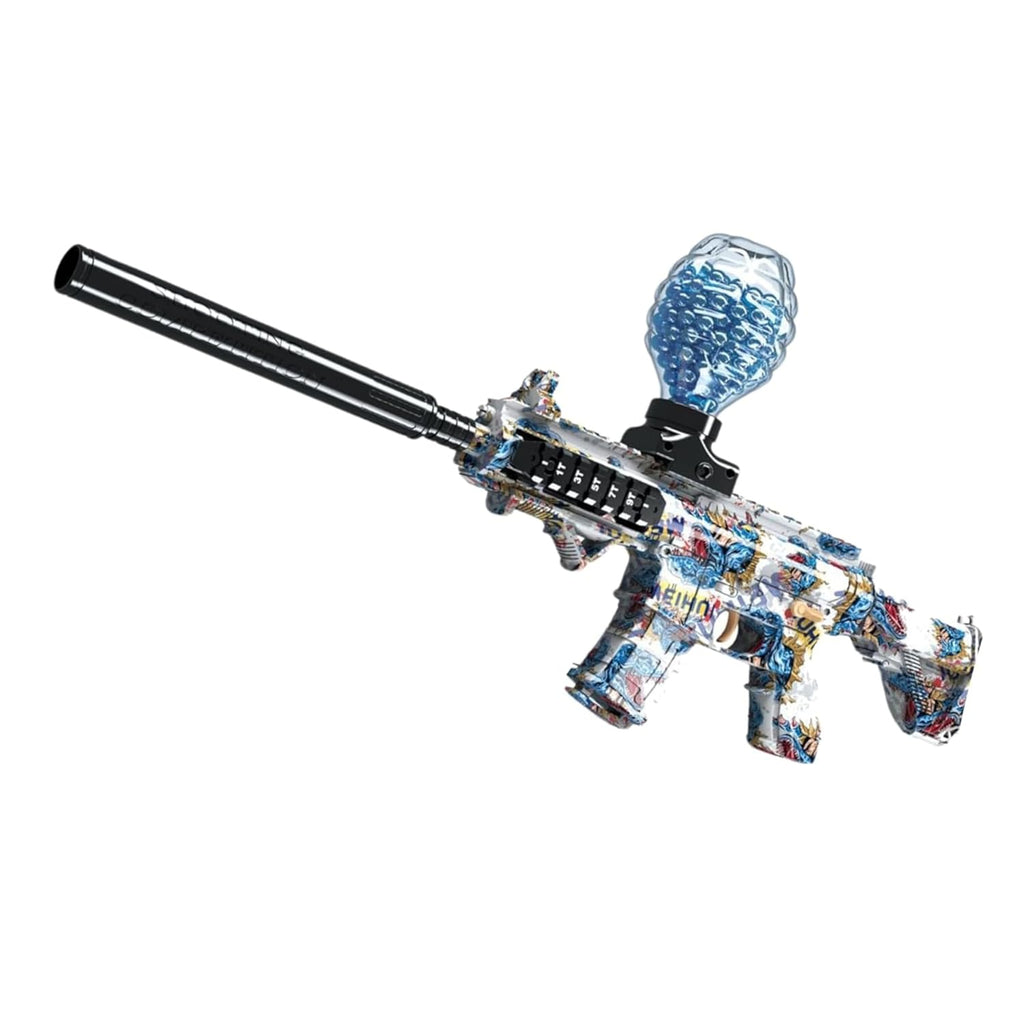 M416 Gel Blaster Gun |10K Gel Balls|for Kids & Adults Electric Operated Gun High Speed Upto 50 Feet Range|Rechargeable|Safe & Durable Outdoor Shooting Gam - Multicolor