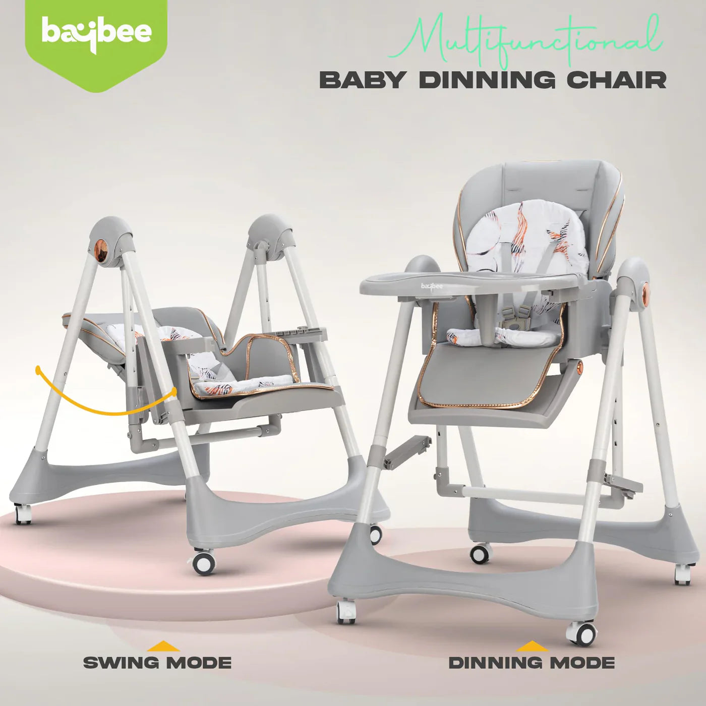 HIGH CHAIR  (GREY)