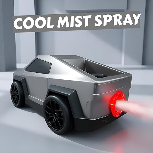 RC Cyber Tesla Drift Car for Kids with Mist Spray
