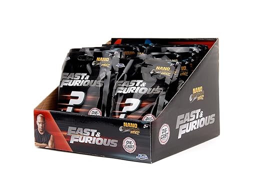 Jada Fast & Furious Nano Blind Pack 4cm Diecast Cars Surprise