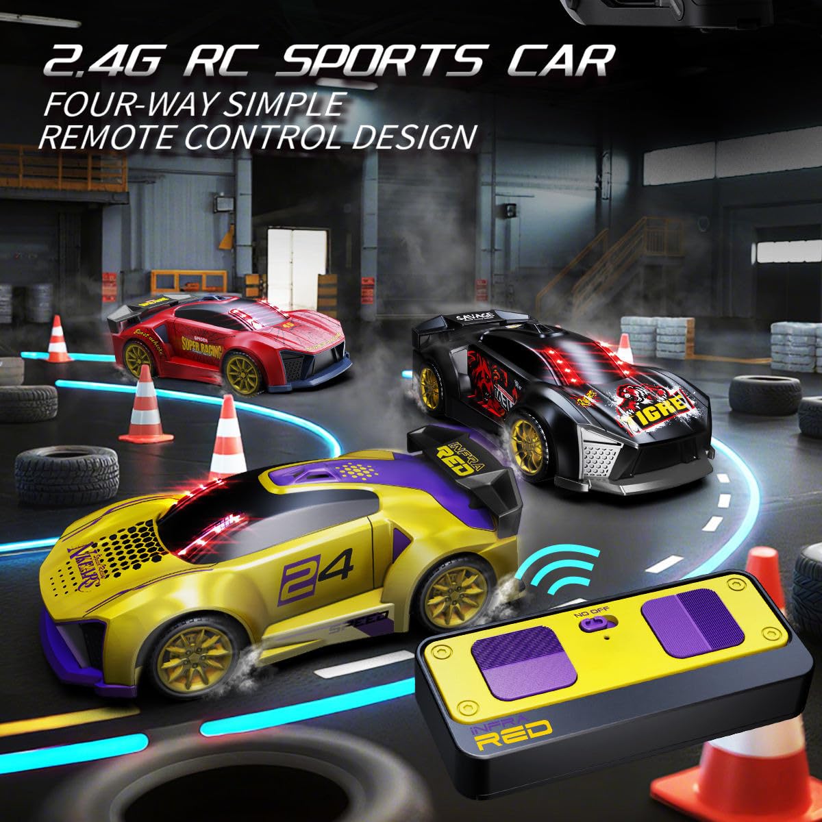 Laser Tag Battle Racer RC Car | 2-player fun