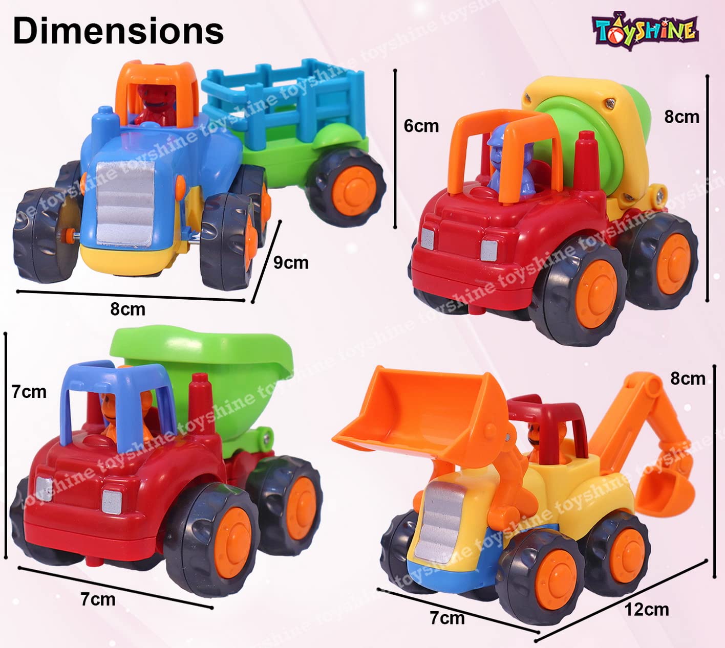4 Friction Powered Cars