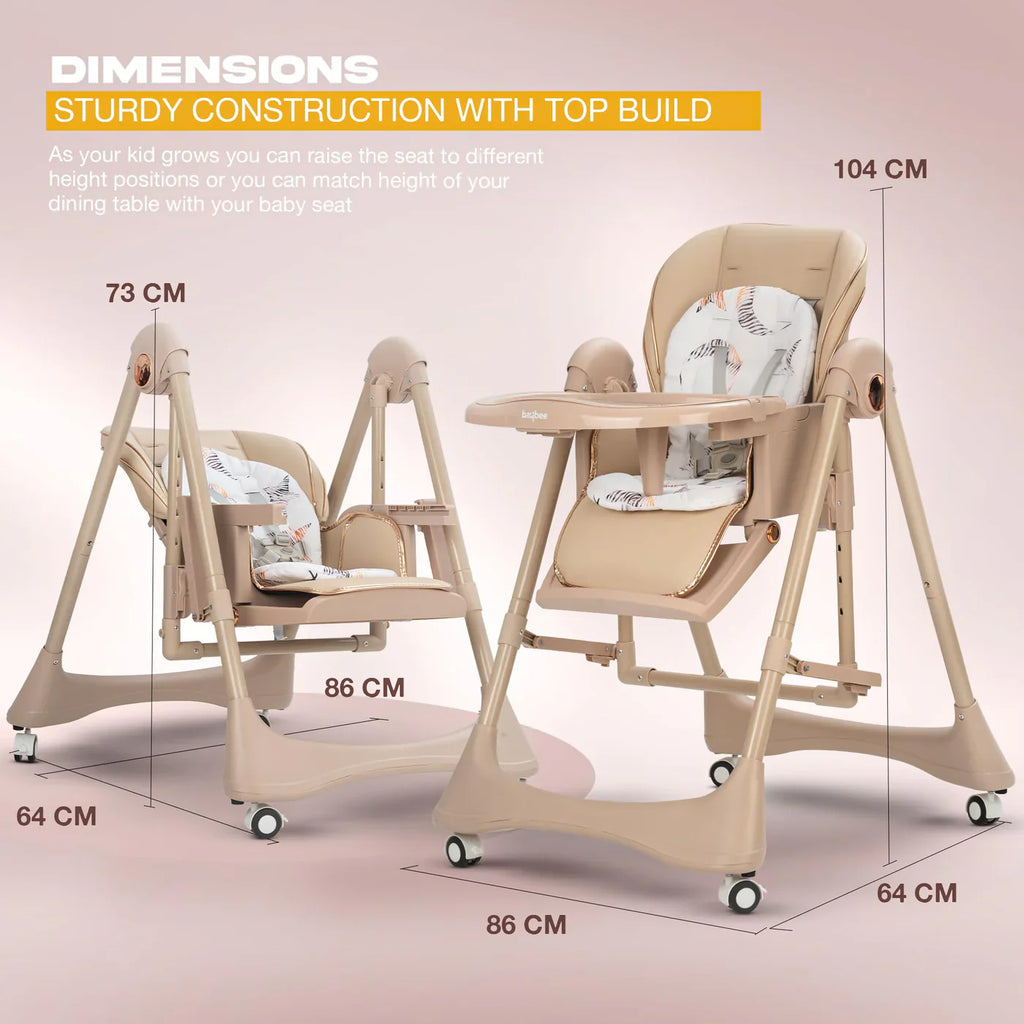 HIGH CHAIR  (BEIGE)