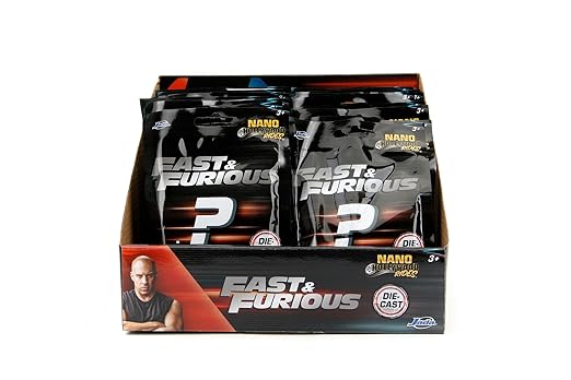 Jada Fast & Furious Nano Blind Pack 4cm Diecast Cars Surprise