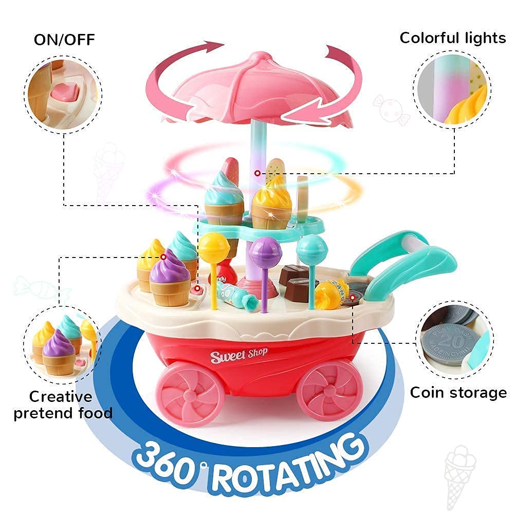 Ice Cream Candy Cart | Sweet Cart for Kids