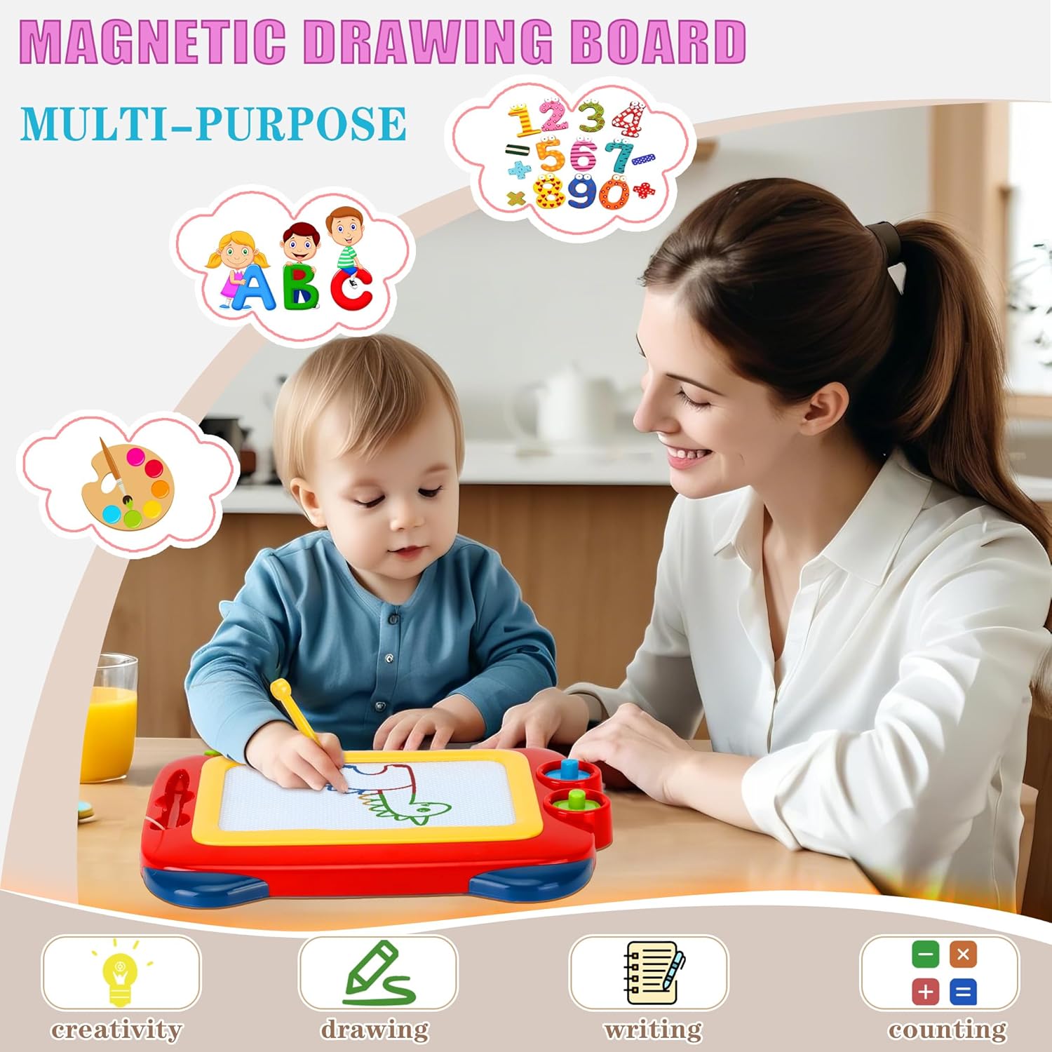 Magnetic Drawing Magic Board for Kids