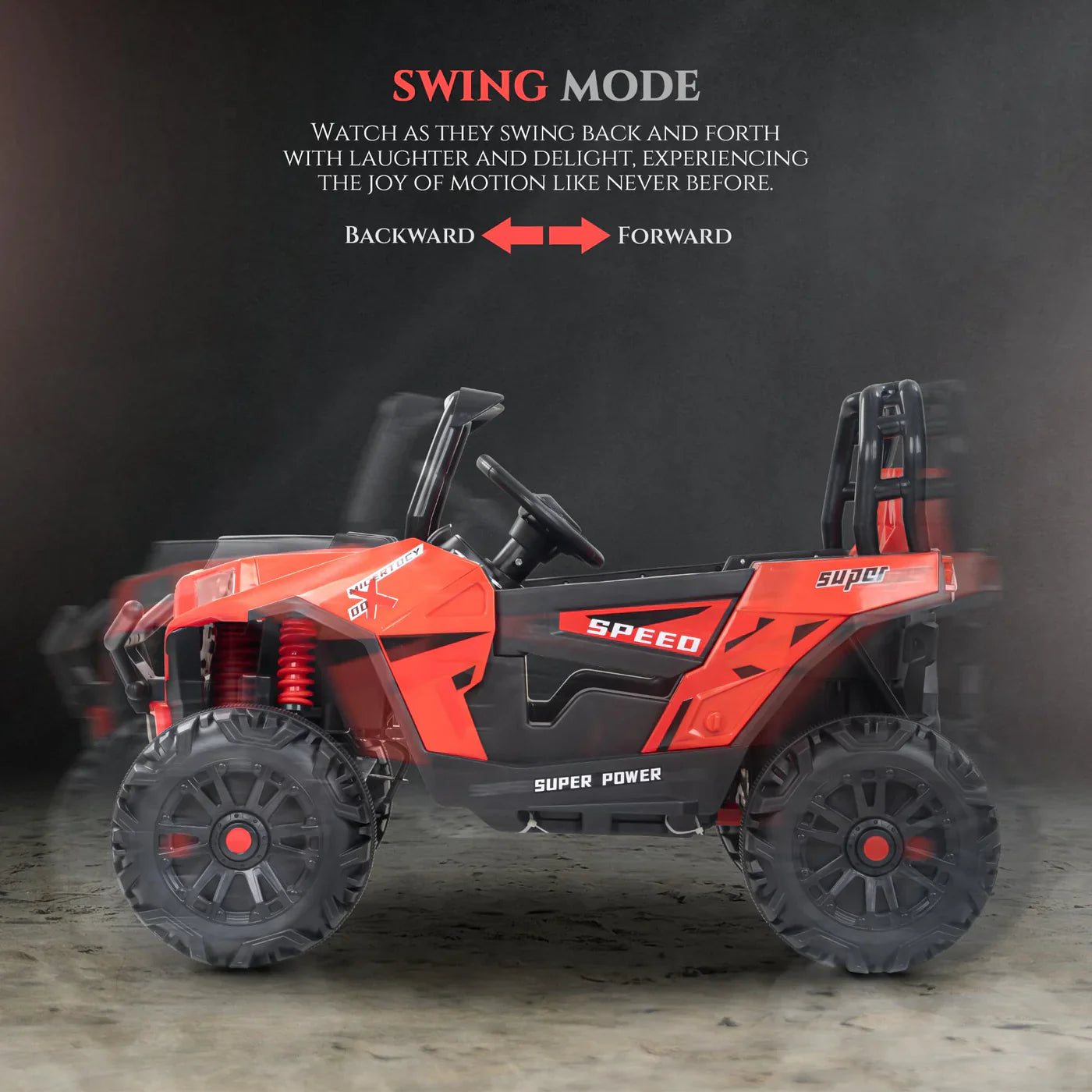 Derak UTV Battery Operated Jeep (RED)