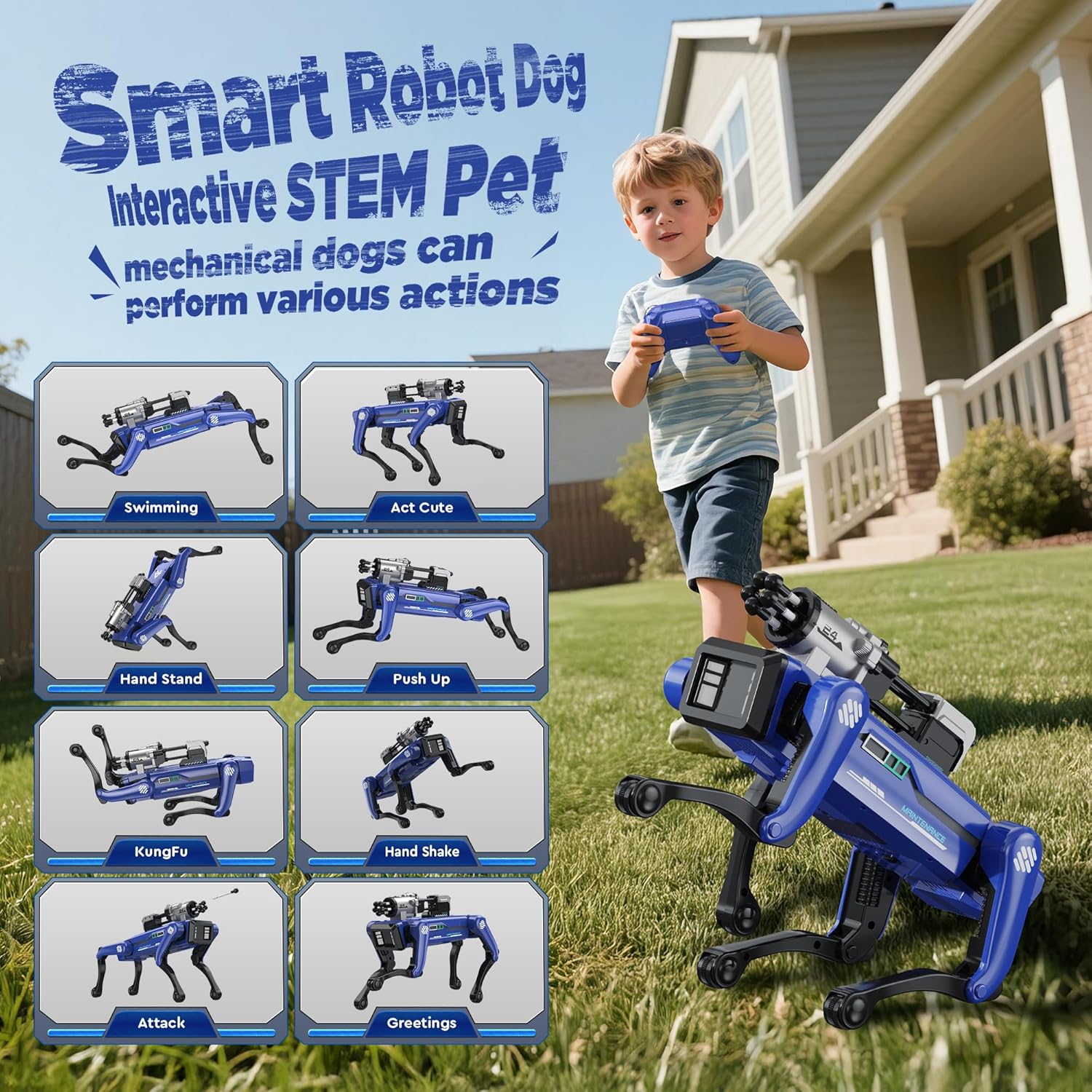 Smart Robot Dog - Interactive STEM Toys
