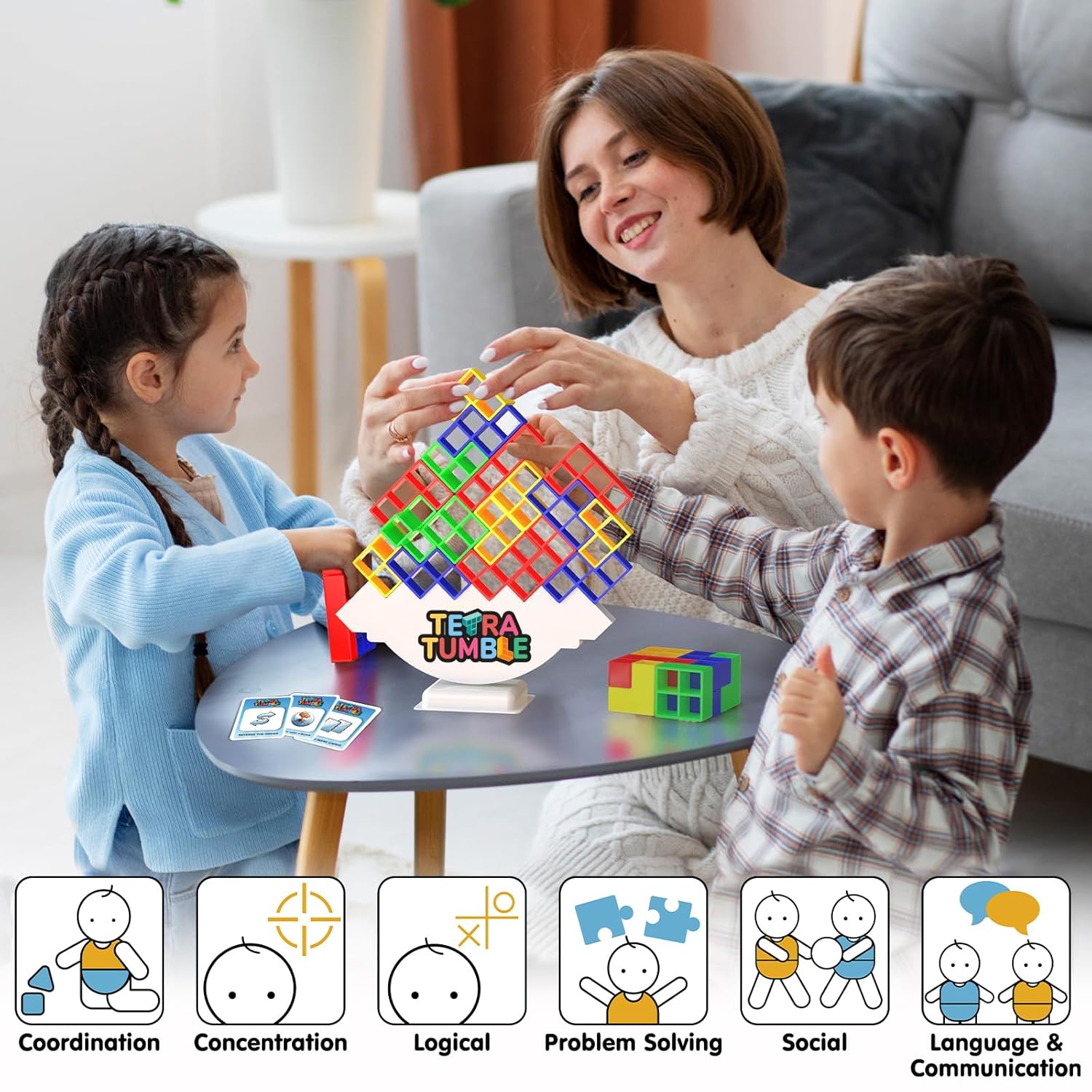 Stacking Blocks Balance Game