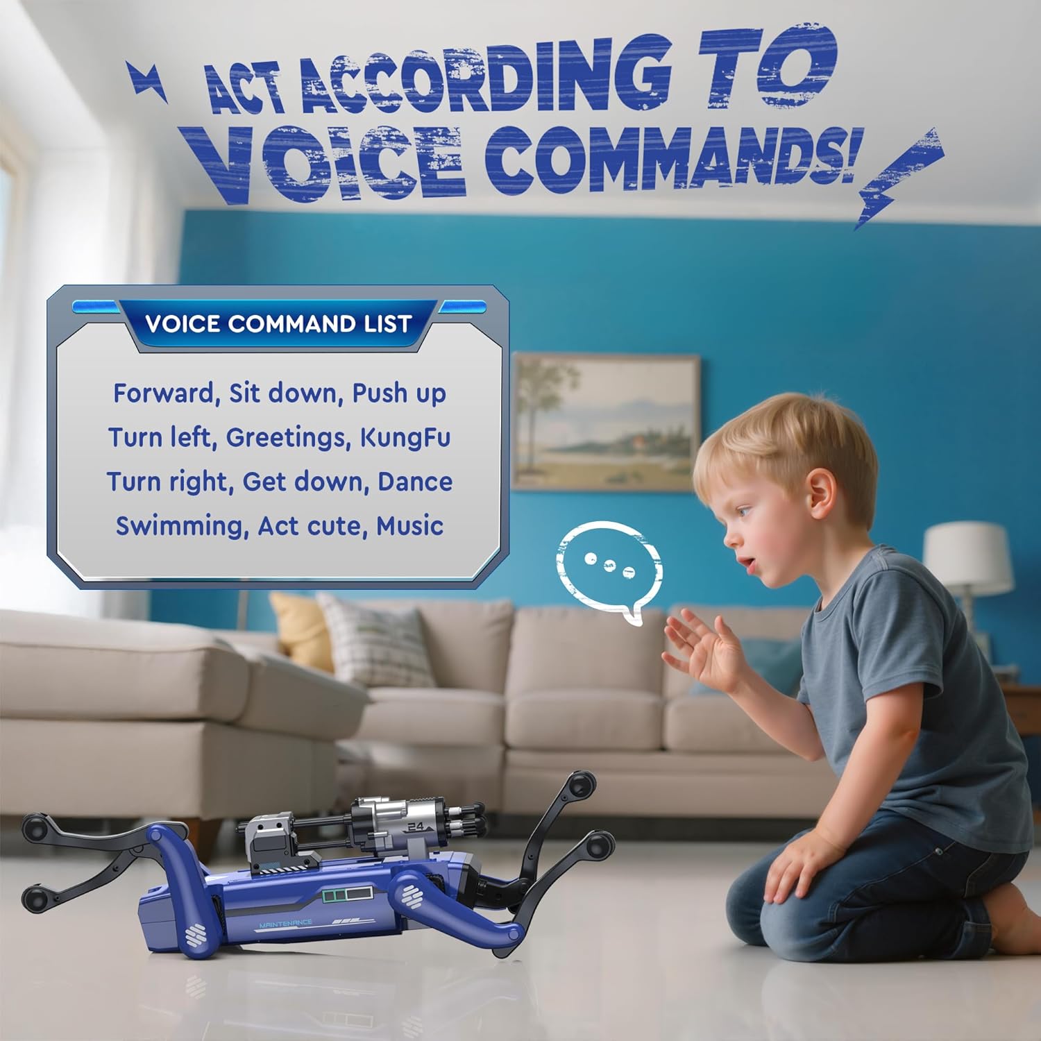 Smart Robot Dog - Interactive STEM Toys