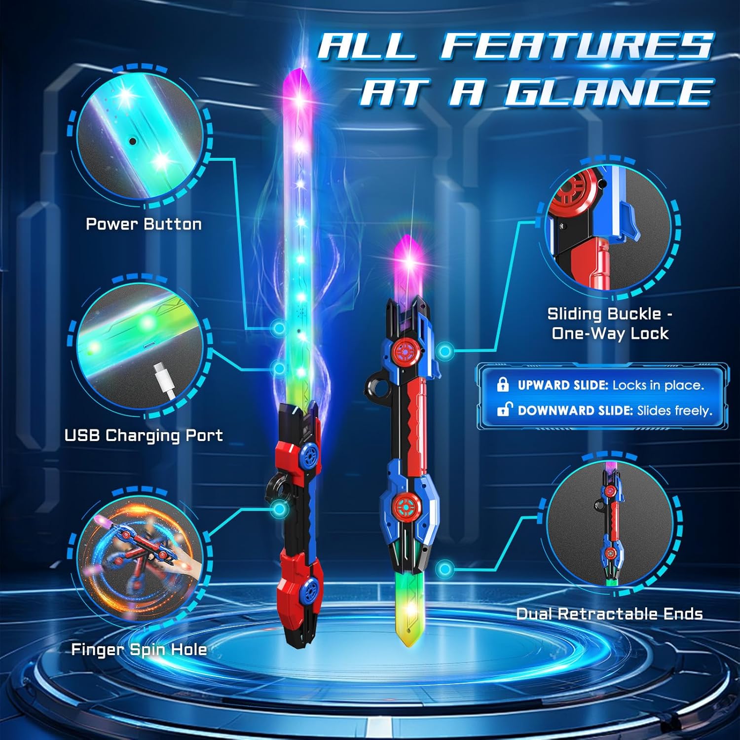 LED Light-Up Sword