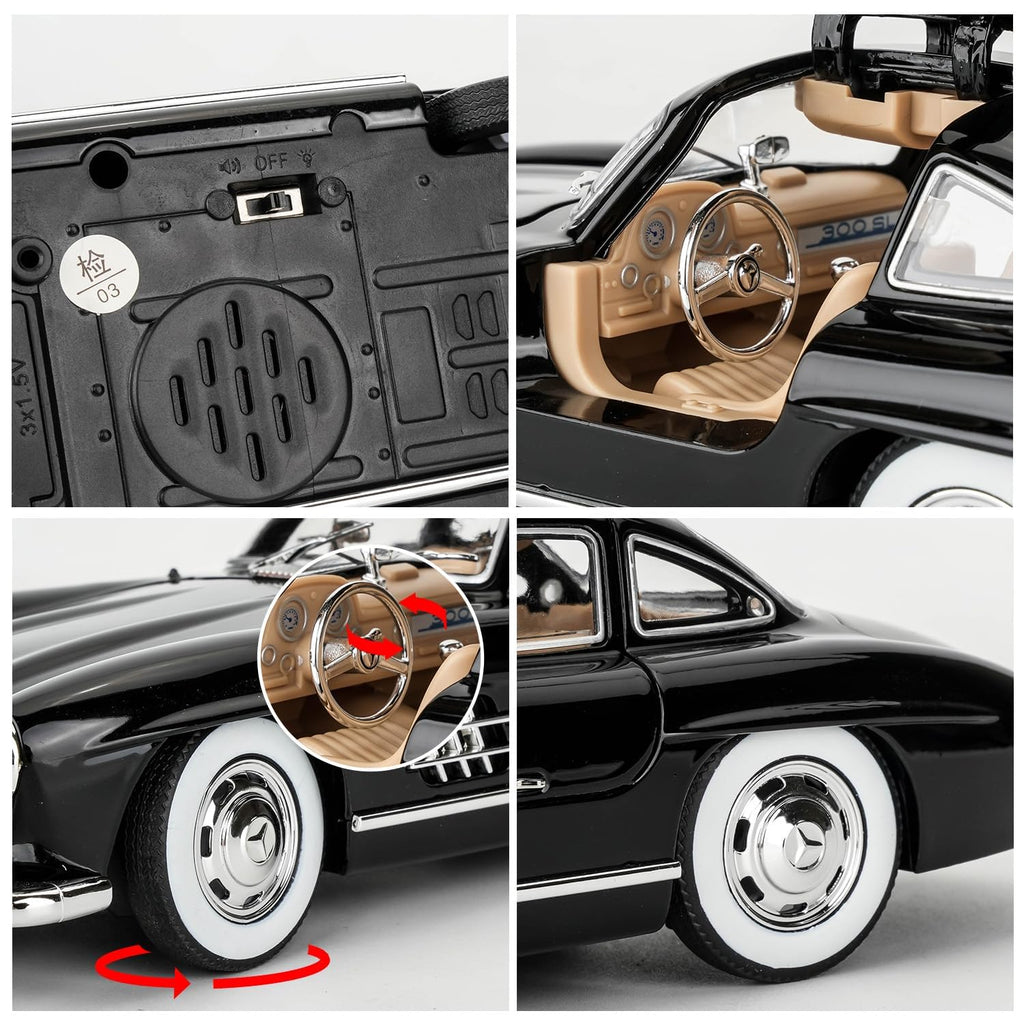 Die-cast car 1954 Mercedes-Benz( black )