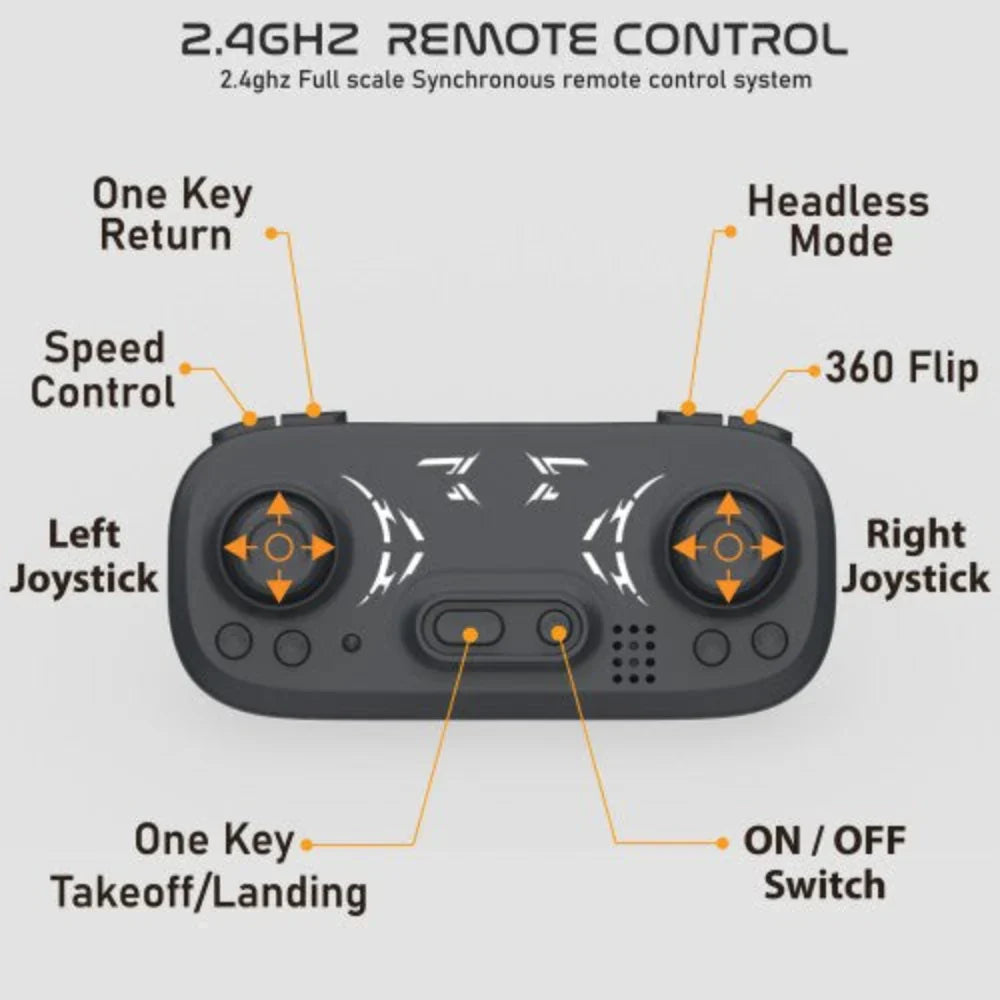 Air Buddy 2.4 Ghz Altitude Holding Drone (Green)