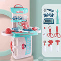 Doctor Play Set with Suitcase and 18 Pieces - Pink
