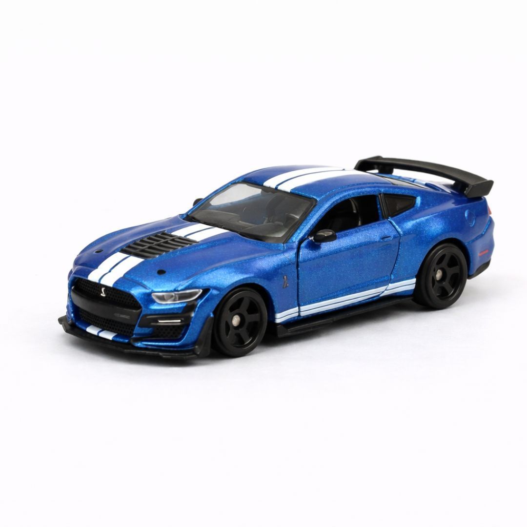 Bburago 2020 Ford Mustang Shelby GT500 – Blue | 1:64 Scale Die-Cast Model