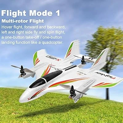 GoolRC WLtoys XK X450 Aviator Airplane 2.4GHz 6 Channel Brushless Motor RC Aircraft
