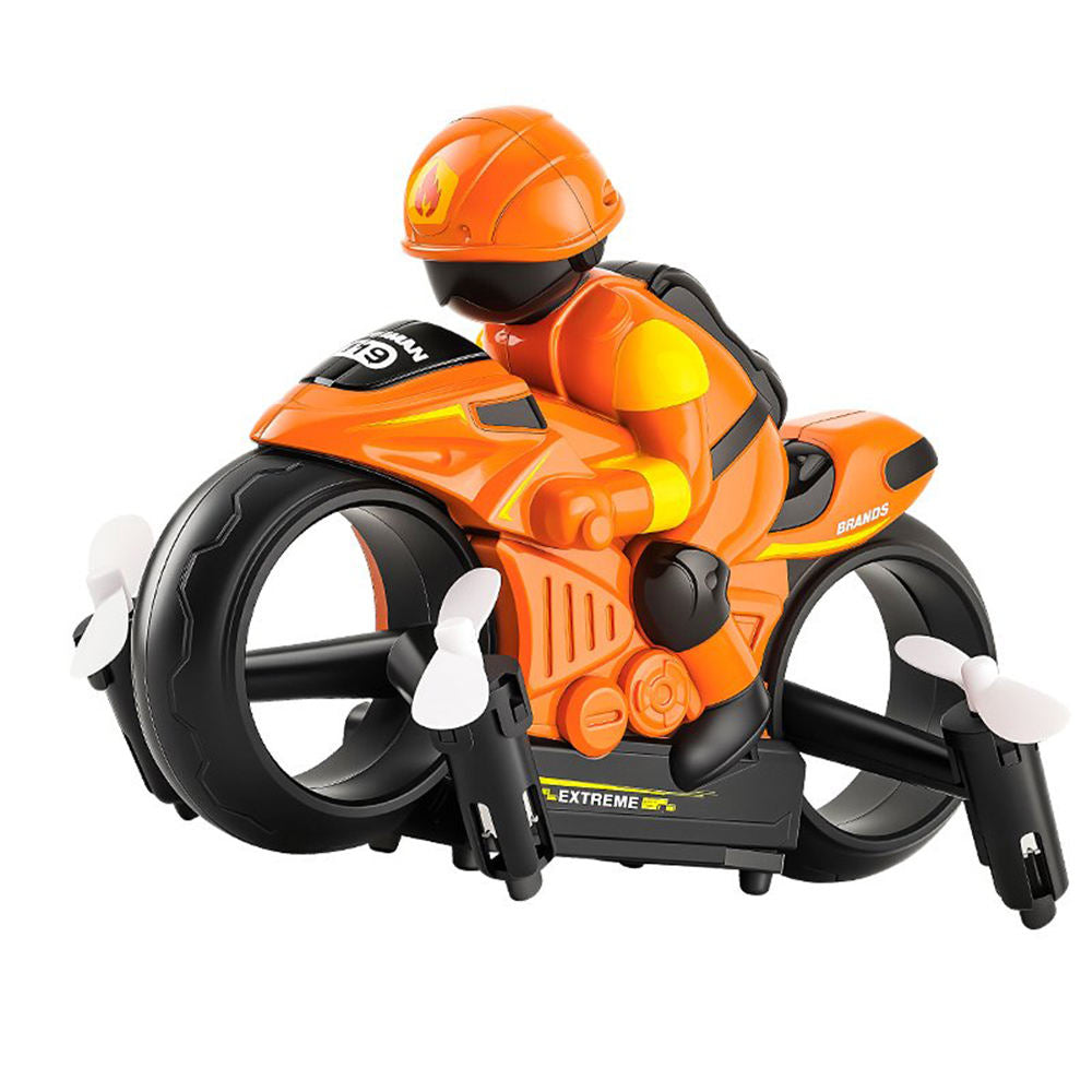 Flying and Racing Bike Toy | Wireless RC Motorcycle Toy With One 360°Rotating RC Stunt Bike