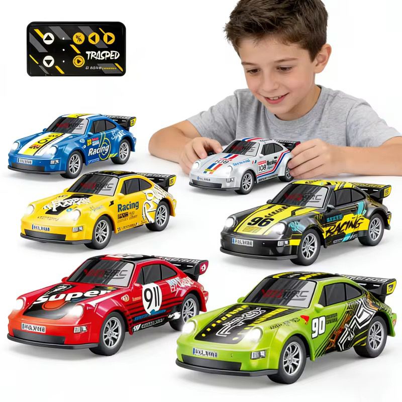 Trasped Porsche Mini RC Drift Car